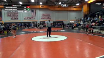 120 lbs Cons. Round 2 - Makenna Kurth, Waukon vs Valentina West, Assumption, Davenport