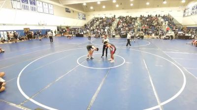 132 lbs Cons. Round 4 - Grant Christopher, El Dorado High School vs Noah Hernandez, Lancer WC