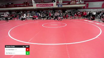 132 lbs Quarterfinal - Austin Gamber, Whitman-Hanson vs Braxton Ferro, North Attleborough