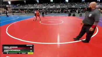 6A - 132 lbs Semifinal - Mikell Goodwin, Cypress Lakes vs Joseph Richardson, Prosper