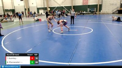 119 lbs Round 6 (8 Team) - Tanner Dunning, G.I. Grapplers vs Brant Pfannenstiel, Phillipsburg