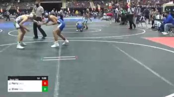 109 lbs Quarterfinal - Jeremiah Perry, Caldwell WC vs Jacob Shaw, New Plymouth