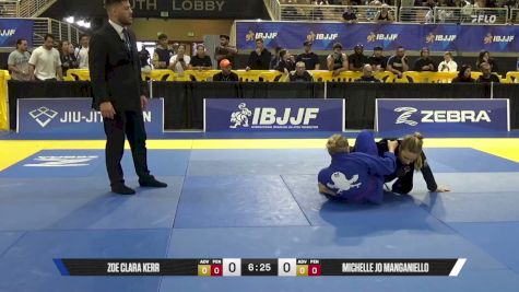 Michelle Jo Manganiello vs Zoe Clara Kerr 2026 Pan Jiu Jitsu IBJJF Championship