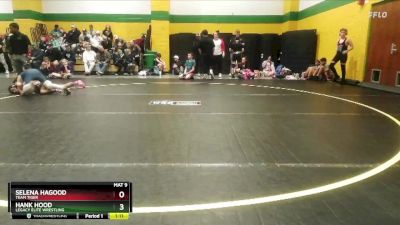 105 lbs Cons. Round 3 - Hank Hood, Legacy Elite Wrestling vs Selena Hagood, Team Tiger