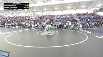 132 lbs Cons. Semi - Hunter Mcmurdie, Payson vs Cooper Lambert, Pleasant Grove