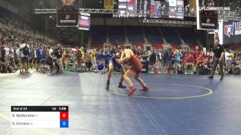 132 lbs Rnd Of 64 - Rocco DeMartino, New York vs Dylan Elmore, Kansas