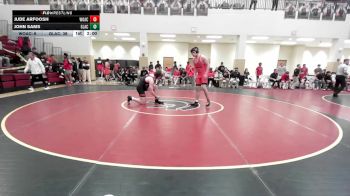 190 lbs Quarters & 1st Wb (16 Team) - Jude Arfoosh, Woodward Academy vs John Sams, Glynn Academy