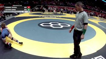 D3-157 lbs Champ. Round 1 - Hayden Jones, Waterford vs Dominic Duvall, Rootstown