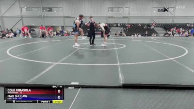 215 lbs Placement Matches (8 Team) - Cole Mirasola, Wisconsin vs Max Shulaw, Ohio Blue