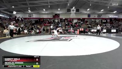 197 lbs Semifinal - Garrett Wells, Central Oklahoma vs Nicholas Johnson, Glenville State