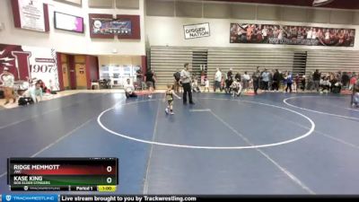 37 lbs Champ. Round 2 - Kase King, Box Elder Stingers vs Ridge Memmott, JWC