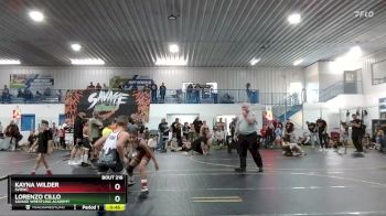 80 lbs Quarterfinal - Kayna Wilder, SVRWC vs Lorenzo Cillo, Savage Wrestling Academy