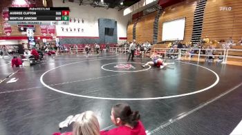 120 lbs Cons. Round 2 - Bentlee Aimone, Mountain View vs Aubree Clifton, Evanston