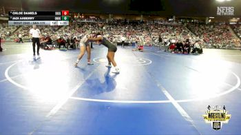 G6A-170 lbs 1st Place Match - Jadi Asberry, OWASSO (Girls) vs Chloe Daniels, DEL CITY (Girls)