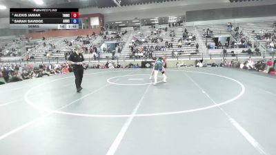 59 kg Semis - Alexis Janiak, Titan Mercury Wrestling Club (TMWC) vs Sarah Savidge, Army (WCAP)