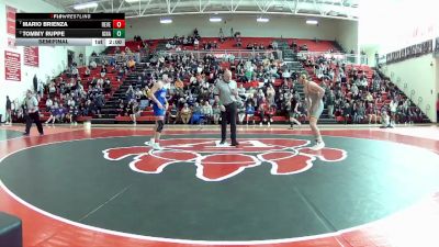 150 lbs Semifinal - Tommy Ruppe, Cle. St. Ignatus vs Mario Brienza, Revere