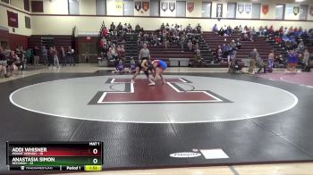 145 lbs Round 2 (3 Team) - Addi Whisner, Mount Vernon vs Anastasia Simon, Decorah