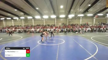 123 lbs Round Of 16 - Ethan Mcclaskey, Blue Thunder Wrestling vs Beau Nye, Rifle