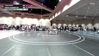 157 lbs Cons. Round 4 - Cole Byler, Pennsylvania vs Brian Chamberlain, Pennsylvania
