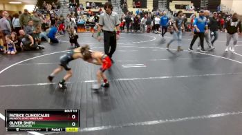 49 lbs Round 4 - Patrick Clinkscales, Palmetto State Wrestling vs Oliver Smith, Carolina Reapers