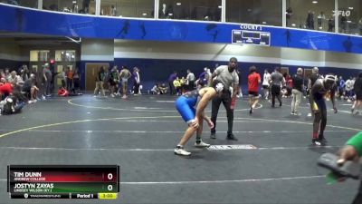 174 lbs Cons. Round 3 - Jostyn Zayas, Lindsey Wilson (Ky.) vs Tim Dunn, Andrew College