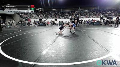 80 lbs 5th Place - Lukas Lomeli, Shelton Wrestling Academy vs Nolan Hendrix, Husky WC