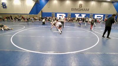 110 lbs Quarterfinal - Nash Nielson, Bear River Wrestling Club vs Jayden Davidson, Cougars Wrestling Club