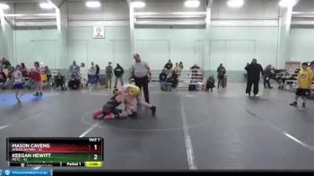 130 lbs Round 4 (8 Team) - Mason Caveng, American MMA vs Keegan Hewitt, M2TC