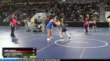 155 lbs Cons. Round 2 - Saydey Scholbrock, Crestwood, Cresco vs Josie Jecklin, Epworth, Western Dubuque