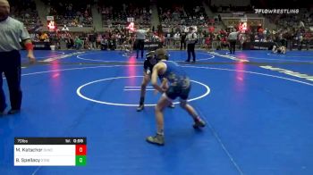 70 lbs Consolation - Mason Katschor, Dundee, Mi WC vs Bryden Spellacy, Strongsville WC