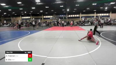 102 lbs Consi Of 8 #1 - Kawika Freeman, Chain Wr Acd vs Bryce Ellis, Costa TC