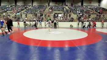 91 lbs Semifinal - Travis Cowan, Guerrilla Wrestling Academy vs Brandyn Kozlowski, Backyard Bullies Wrestling Club