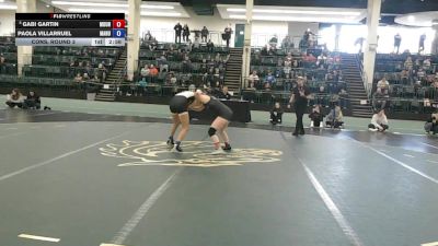 124 lbs Cons. Round 3 - Gabi Gartin, Mount Union vs Paola Villarruel, Manchester