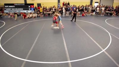 132 lbs Cons. Round 4 - Tate Abbott, NE vs Avery Van Zelderen, IA