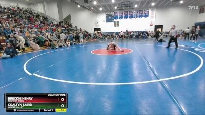 113 lbs Quarterfinal - Coaltyn Laird, Lander Valley vs Breckin Henry, Thunder Basin