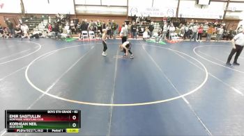 82 lbs Champ. Round 2 - Korhgan Neil, Bear River vs Emir Sagitullin, Northside Wrestling Club