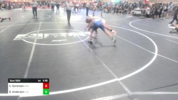 109 lbs Round Of 16 - Chase Sorensen, King Wrestling vs Dylan Anderson, Live Training