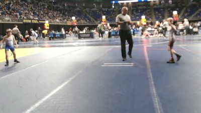 65 lbs Round Of 32 - Owen Tannery, Bishop McCort vs Cooper Habel, Seneca Valley