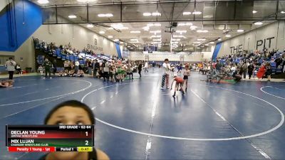 62-64 lbs Round 3 - Mix Lujan, Charger Wrestling Club vs Declan Young, Uintah Wrestling