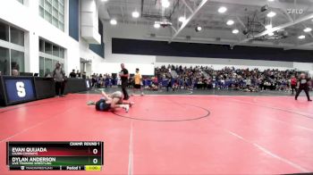 113 lbs Champ. Round 1 - Evan Quijada, Cajon Cowboys vs Dylan Anderson, Live Training Wrestling