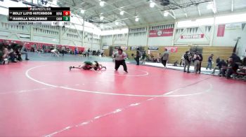 110 lbs Cons. Round 2 - Isabella Woldemar, Casa Grande vs Molly Lloyd Hutchinson, Novato