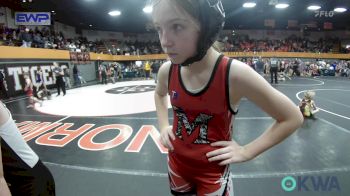 98 lbs Rr Rnd 3 - Lyndse Rakestraw, Redskins Wrestling Club vs Kylah Rumbaugh, Tecumseh Youth Wrestling