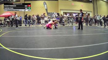 130 lbs Quarterfinal - Elijah Paddock, Gold Rush Wr Ac vs Austin Pahl, War