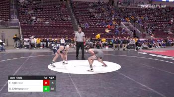 132 lbs Semifinal - Ethan Kolb, Benton vs Brandan Chletsos, Notre Dame Green Pond