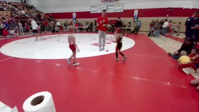 44-46 lbs Round 2 - Baylor Cook, Eaton Lil Reds vs Liam Garcia, Wiggins Youth Wrestling
