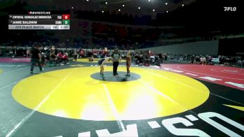 6A/5A Girls 110 5th Place Match - Crystal Gonzalez Mendoza, Forest Grove Girls vs Jamie Baldwin, South Medford Girls