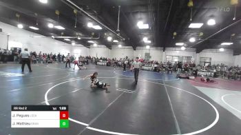 57 lbs Rr Rnd 2 - Jordan Pegues, Lockjaw WC vs Joshua Mathieu, Grant County Elite