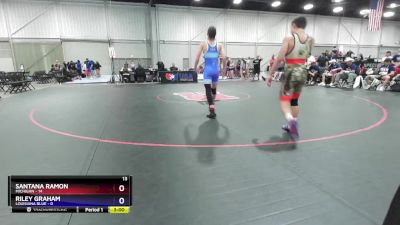 120 lbs Quarters & 1st Wb (16 Team) - Devan Garcia, Michigan vs Alex Cook, Louisiana Blue