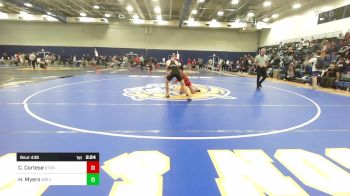 141 lbs Consi Of 4 - Carmen Cortese, Stevens vs Hayden Myers, Wesleyan