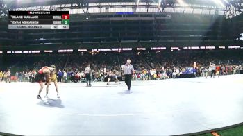 D3-113 lbs Cons. Round 2 - Evan Asikainen, Negaunee vs Blake Wallace, Whitehall